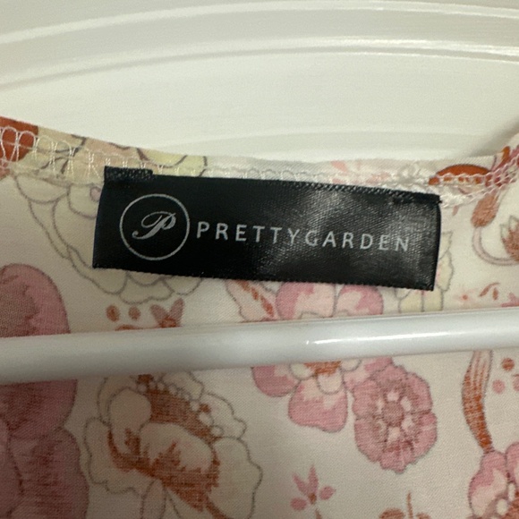 PrettyGarden Floral Wrap Maxi Robe – Size Medium - Picture 3 of 4